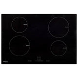 Vidaxl inductiekookplaat 4 zones aanraakbediening 7000 w 77 cm glas