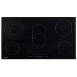 Vidaxl Ceramic HOB 5 zóny vaření dotykové ovládání 8500 W 77 cm