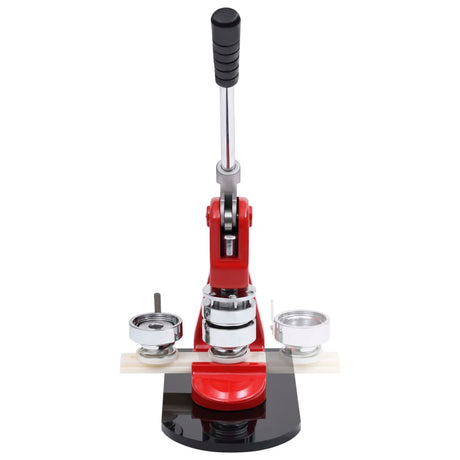 Vidaxl buttonmachine met 500 st buttononderdelen 25 mm