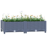 Vidaxl Planter hevet 80x40x23 cm polypropylen