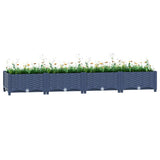 Vidaxl plantenbak verhoogd 160x40x23 cm polypropyleen