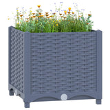 Vidaxl Planter elevado 40x40x38 cm de polipropileno