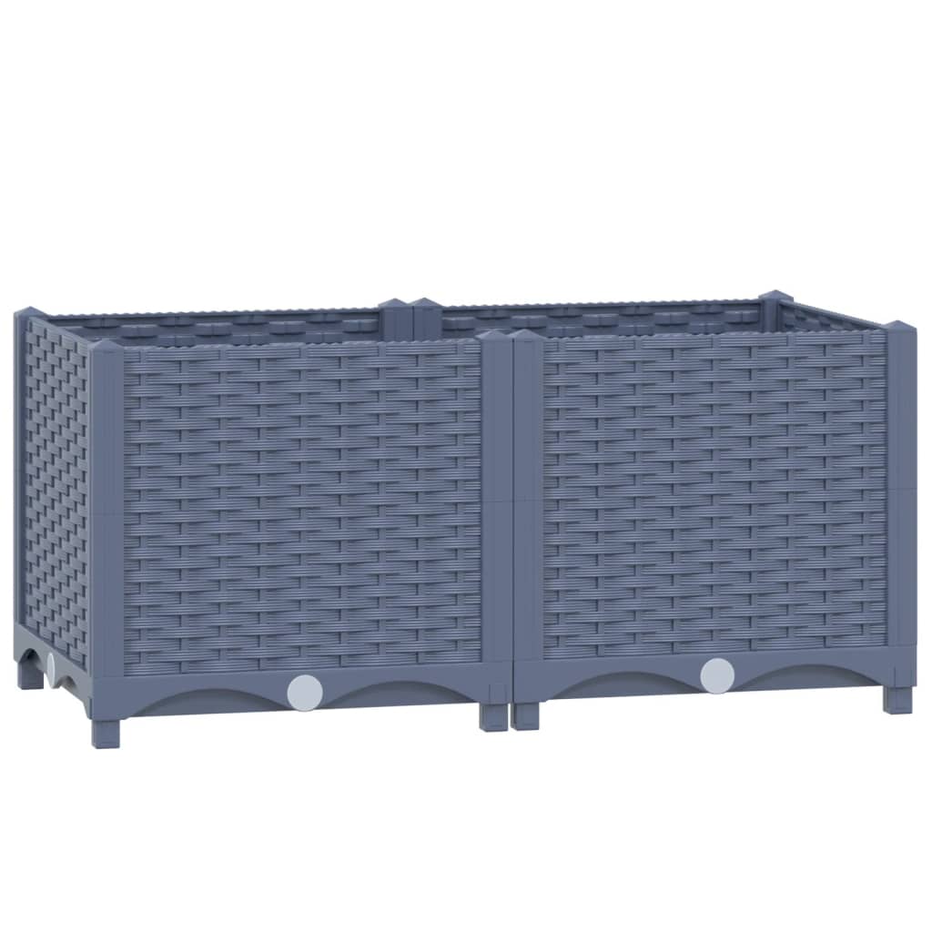 VidaXL Planter Insert 80x40x38 cm Polypropylene