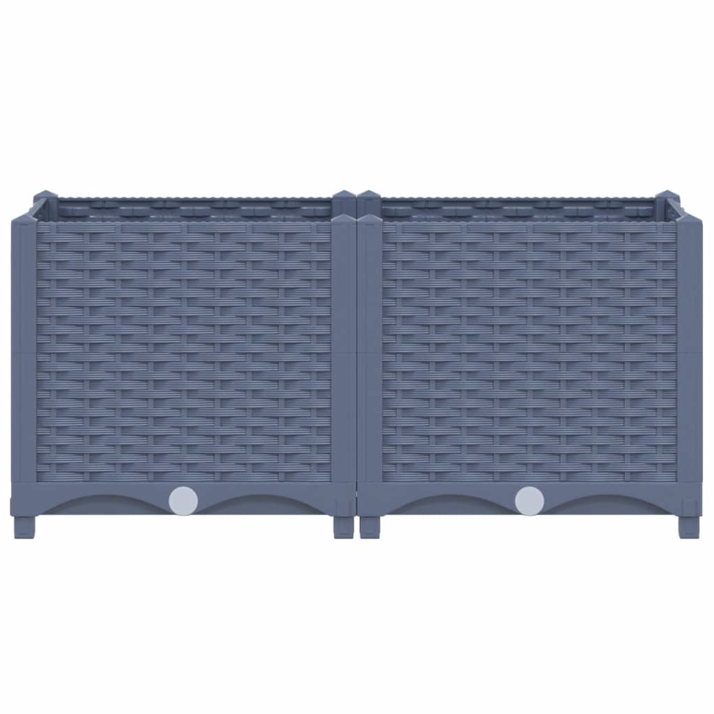 VidaXL Planter Insert 80x40x38 cm Polypropylene