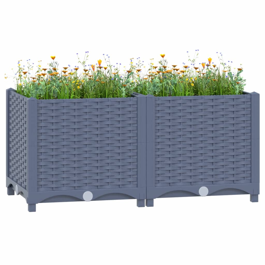 INSTERT PLANTER VIDAXL 80X40X38 CM Polypropylène