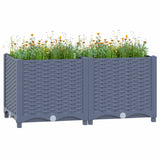 Vidaxl Planter setzt 80x40x38 cm Polypropylen