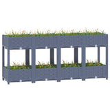 Vidaxl Planter huet 160x40x71 cm Polypropylen opgeworf