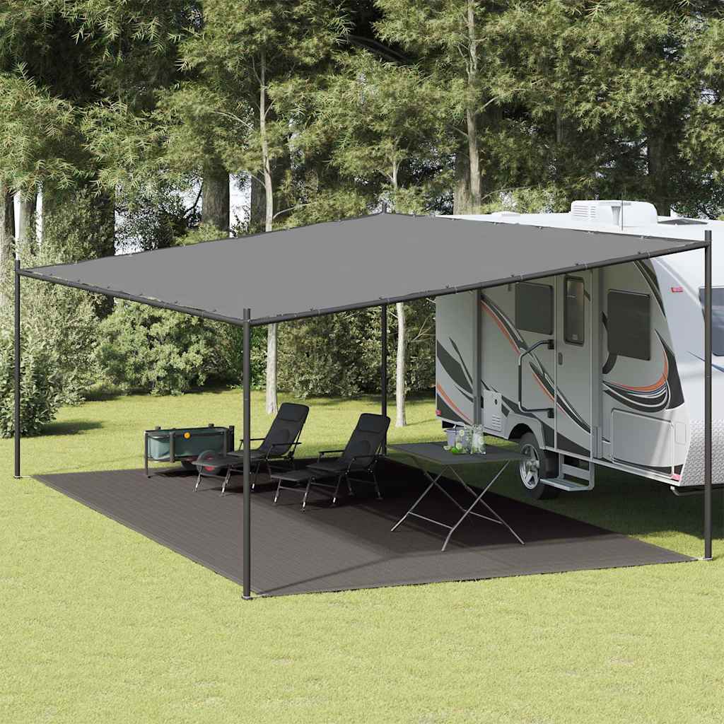 Vidaxl tenttapijt 400x600 cm antracietkleurig