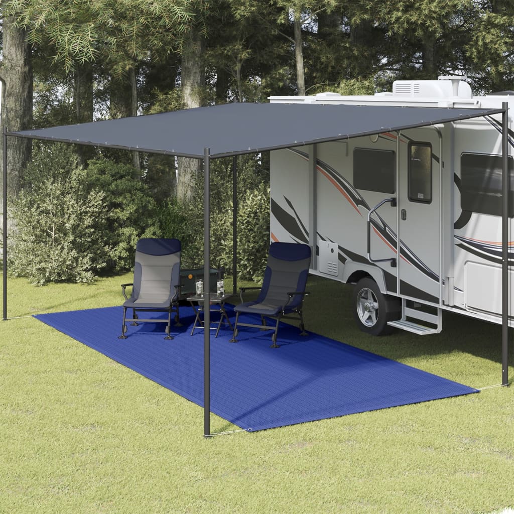 Vidaxl Tent Tappet 250x600 cm HDPE Blue