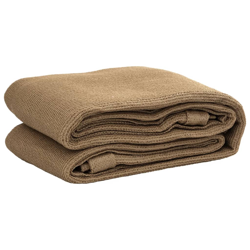 Tapis de tente Vidaxl 250x250 cm taupe