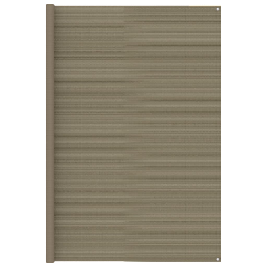 Tapis de tente Vidaxl 250x500 cm taupe