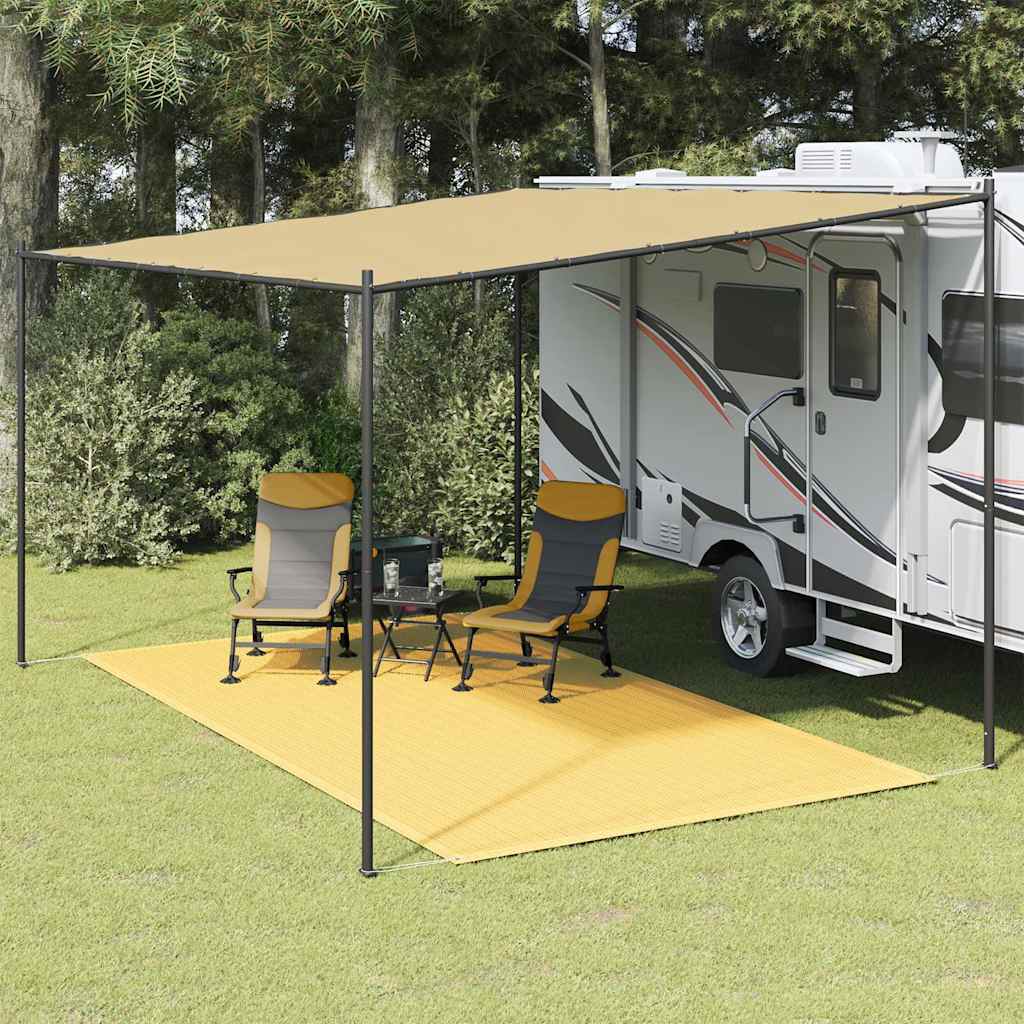 Vidaxl tenttapijt 200x400 cm beige