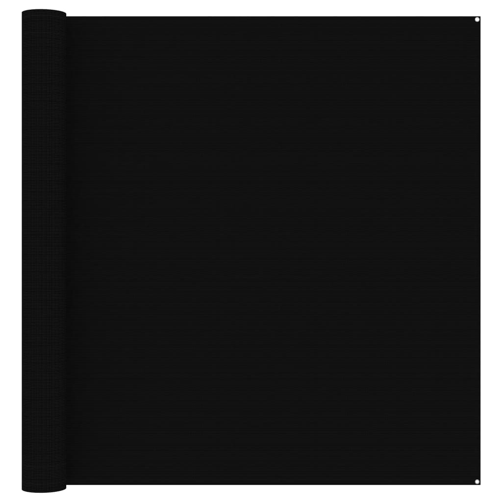 Tapis de tente Vidaxl 300x400 cm noir