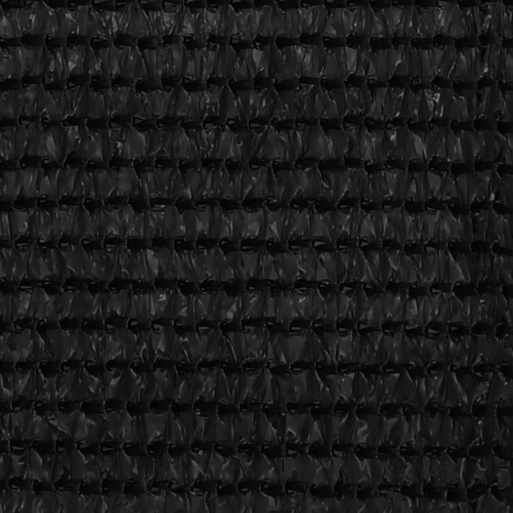 Tapis de tente Vidaxl 300x600 cm noir