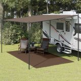 Vidaxl tent carpet 250x450 cm brown