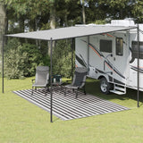 VidaXL Tent carpet 250x400 cm anthracite and white