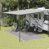 Tappeto tenda Vidaxl 250x600 cm antracite -colorato e bianco