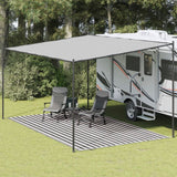 Tappeto tenda Vidaxl 300x600 cm antracite -colorato e bianco