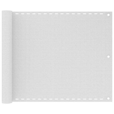 Vidaxl balkonscherm 75x300 cm hdpe wit