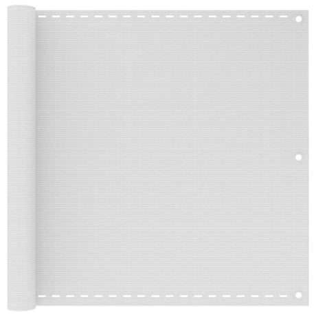 Vidaxl balkonscherm 90x500 cm hdpe wit