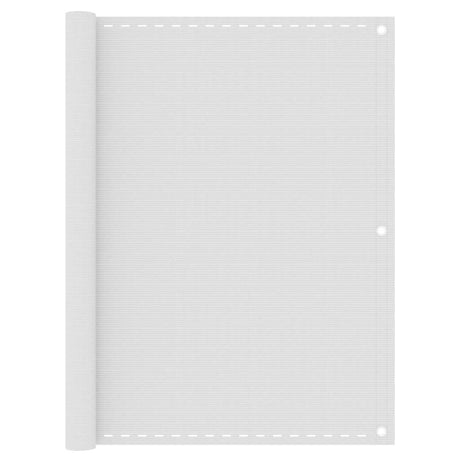 Vidaxl balkonscherm 120x300 cm hdpe wit