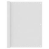 Vidaxl balkonscherm 120x500 cm hdpe wit