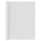 Vidaxl balkonscherm 120x600 cm hdpe wit