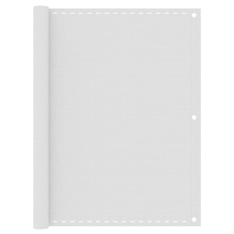 Vidaxl balkonscherm 120x600 cm hdpe wit