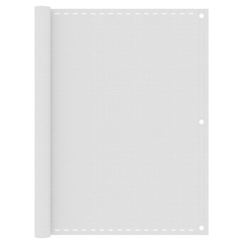 Vidaxl balkonscherm 120x600 cm hdpe wit