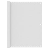 Vidaxl balkonscherm 120x600 cm hdpe wit