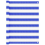 Vidaxl balkonscherm 90x400 cm hdpe blauw en wit