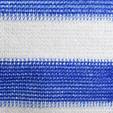 Vidaxl balkonscherm 120x300 cm hdpe blauw en wit