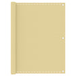 Vidaxl balkonscherm 120x300 cm hdpe beige