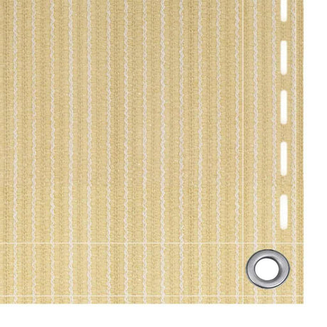 Vidaxl balkonscherm 120x300 cm hdpe beige