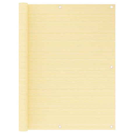 Vidaxl balkonscherm 120x500 cm hdpe beige