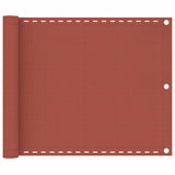 Vidaxl Balkon zaslon 75x500 cm HDPE Terracotta -COLORED