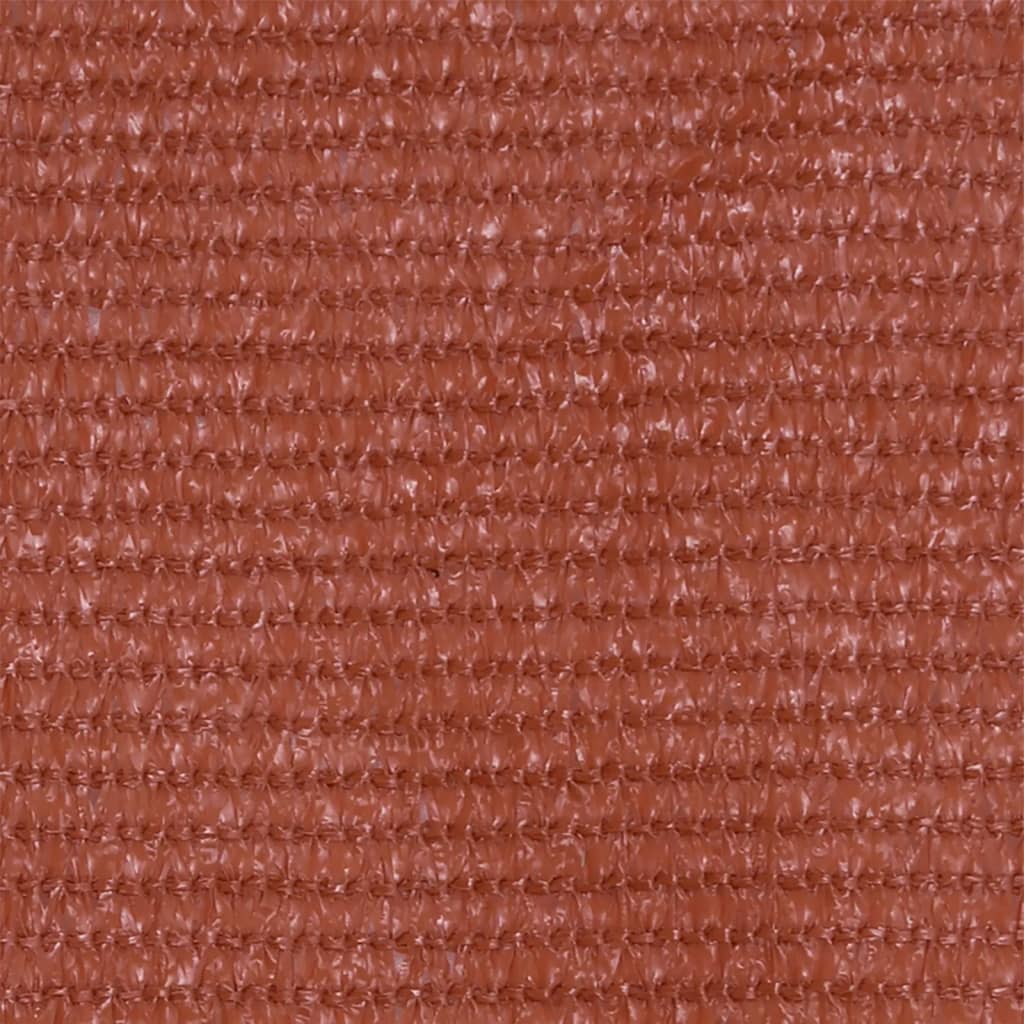 Vidaxl Balcony ekran 75x600 cm HDPE Terracotta -colored