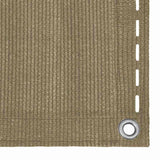 Vidaxl balkonscherm 90x400 cm hdpe taupe