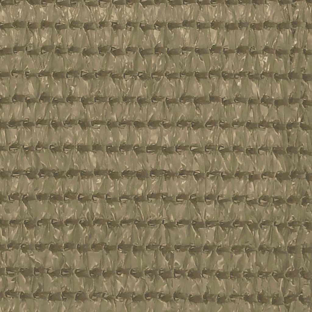 Vidaxl balkonscherm 120x600 cm hdpe taupe