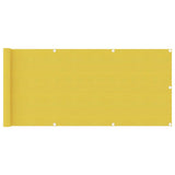 Vidaxl Balcony Schermata 75x400 cm HDPE Yellow