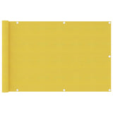 Bidaxl balkongskärm 90x400 cm HDPE Yellow