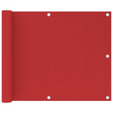 BIDAXL BALCONY SCREEN 75x600 cm HDPE RED