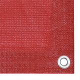 Vidaxl balkonscherm 90x500 cm hdpe rood