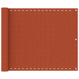 Vidaxl balkonscherm 75x400 cm hdpe oranje