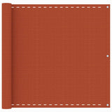 Vidaxl balkonscherm 90x500 cm hdpe oranje