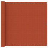 Vidaxl balkonscherm 90x500 cm hdpe oranje