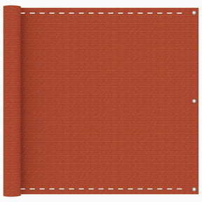 Vidaxl balkonscherm 90x500 cm hdpe oranje