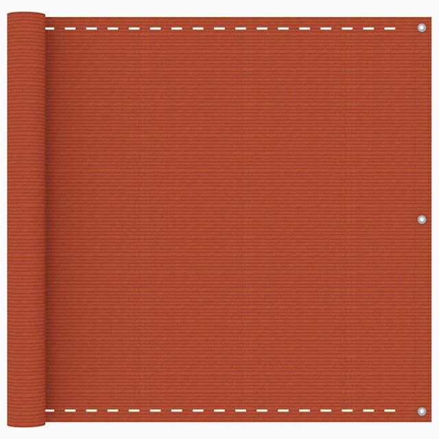 Vidaxl balkonscherm 90x500 cm hdpe oranje