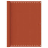 Vidaxl balkonscherm 120x400 cm hdpe oranje