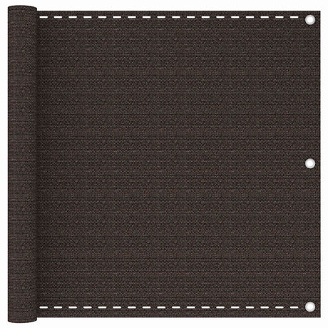 Vidaxl balkonscherm 90x300 cm hdpe bruin